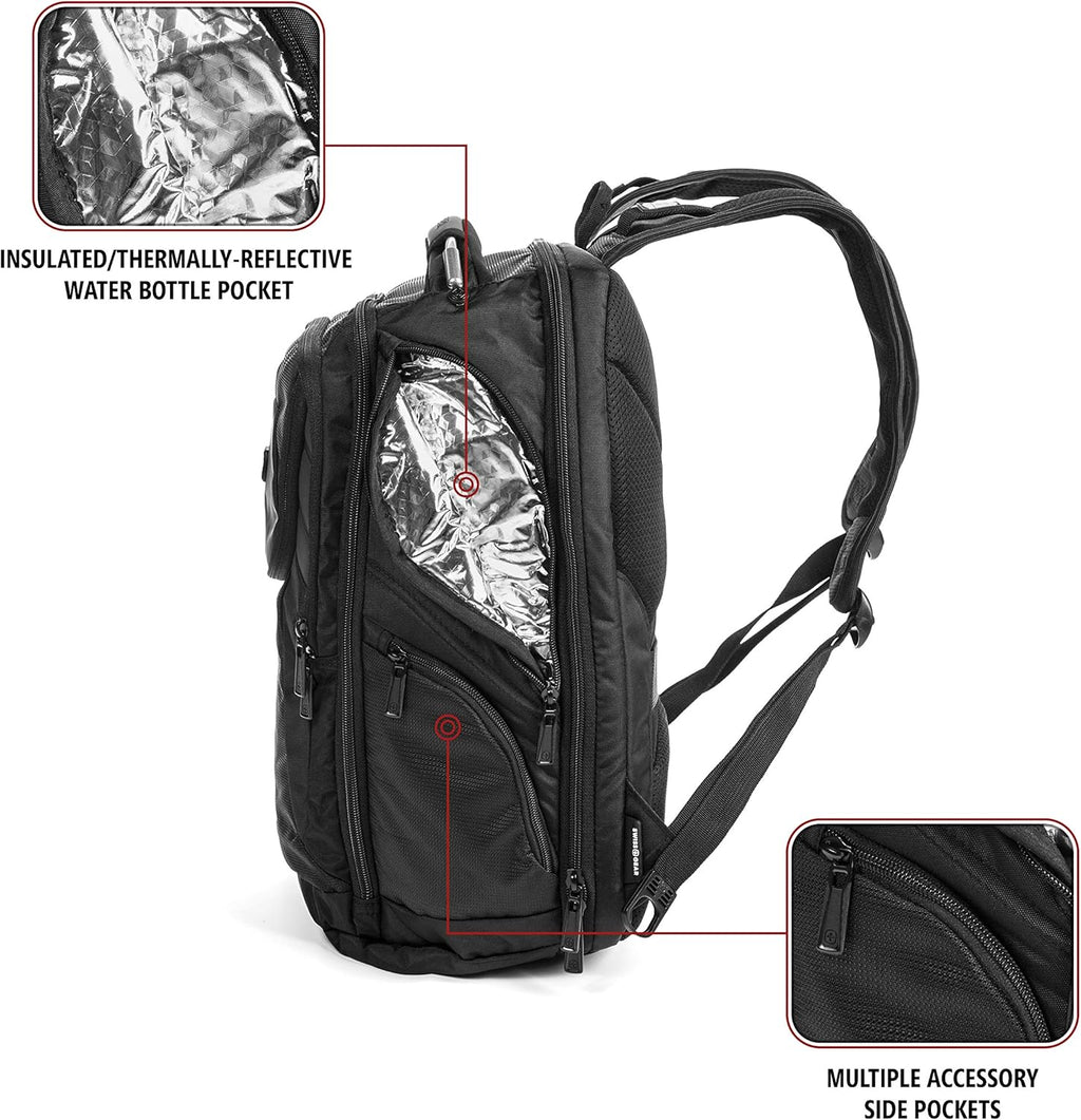 Black 17-Inch Laptop Backpack E661824