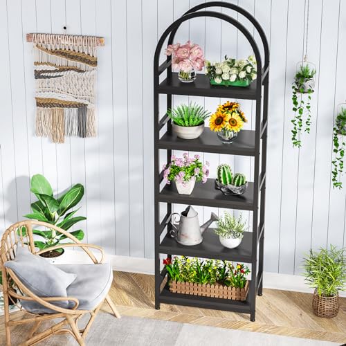 4-Tier Open Bookshelf with Metal Frame W714