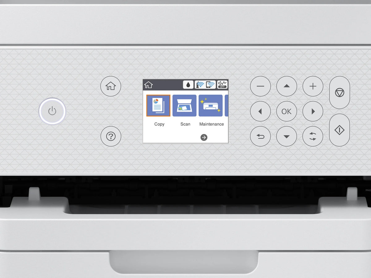 White All-in-One Inkjet Printer with Scanner, Copier V4640