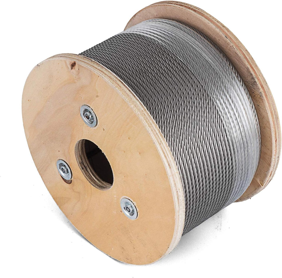 304 Stainless Steel Wire Rope 500ft 3/16 7x19 Cable U26343
