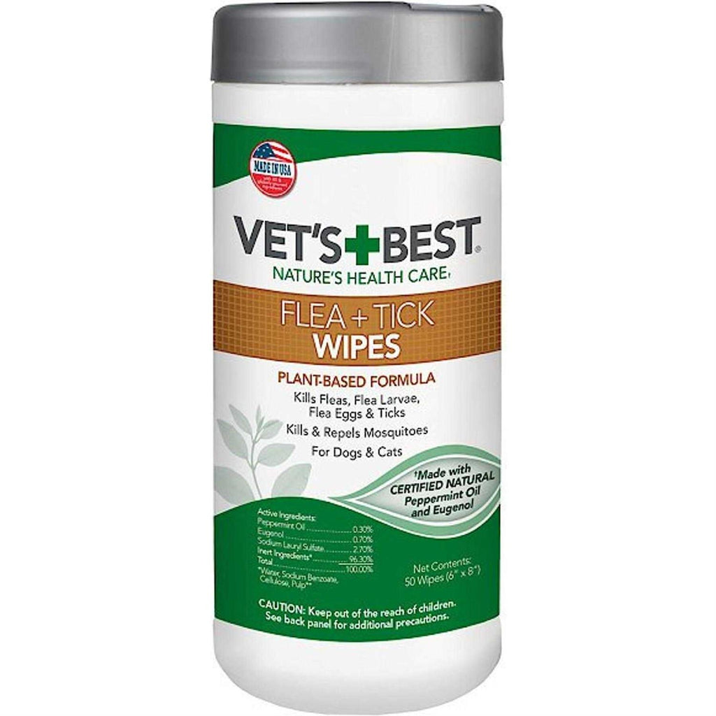 Flea and Tick Wipes for Dogs and Cats C2813