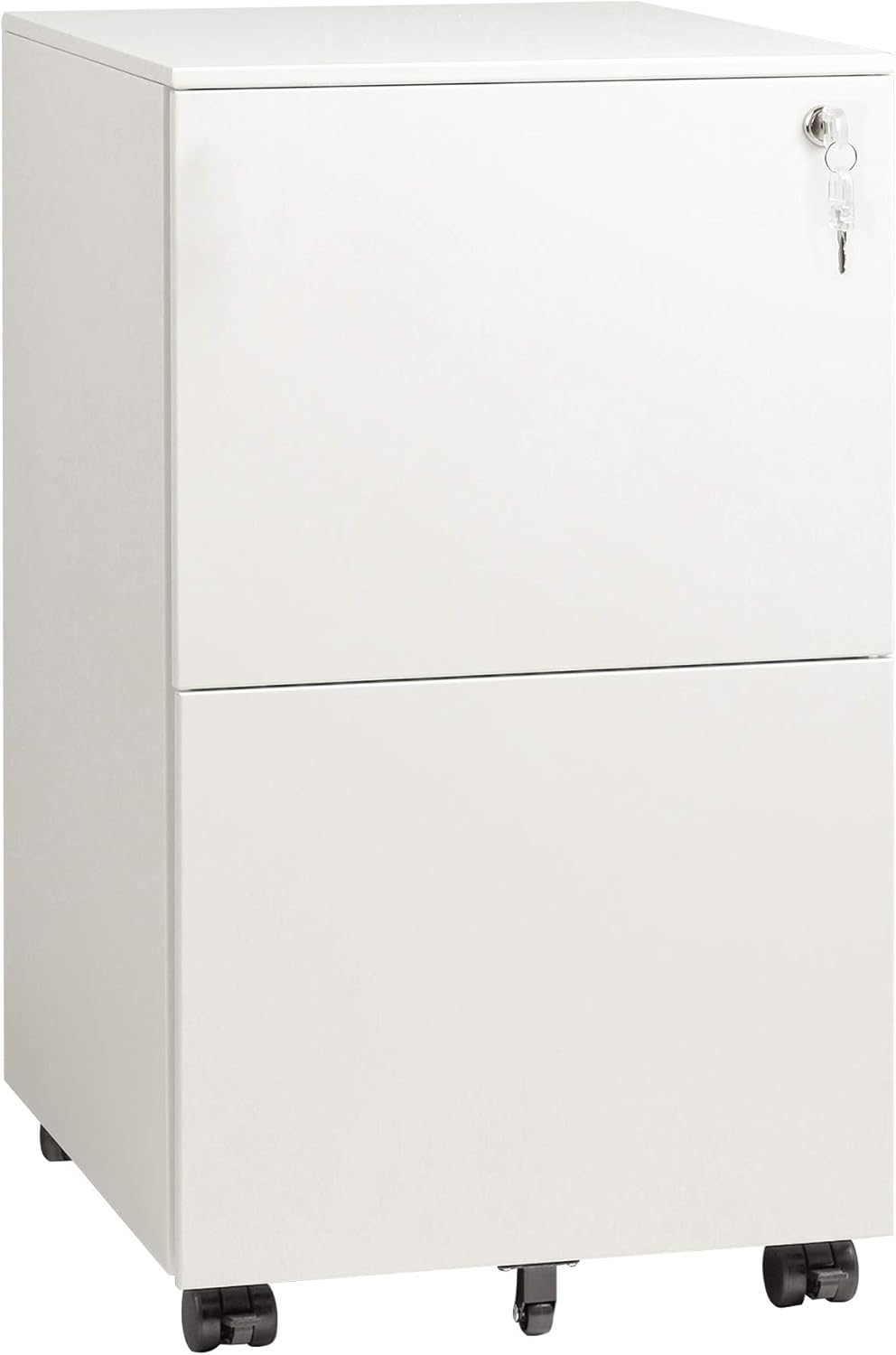 Black Vertical File Cabinet with Lock Q756