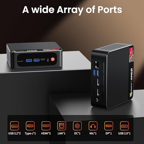 Mini PC AMD Ryzen 7 5800H 16GB RAM 1TB SSD WiFi 6 F32263