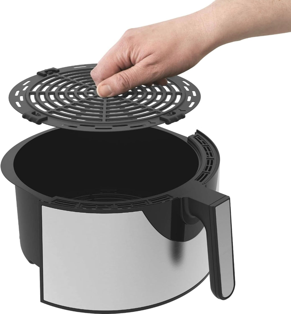 8qt Touchscreen Digital Air Fryer, Stainless Steel D31186
