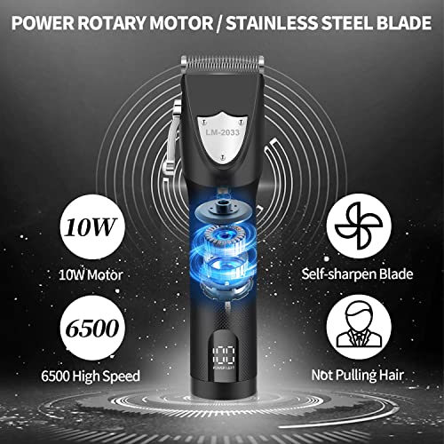 Cordless Hair Clippers Electric Trimmer (Black) B85540