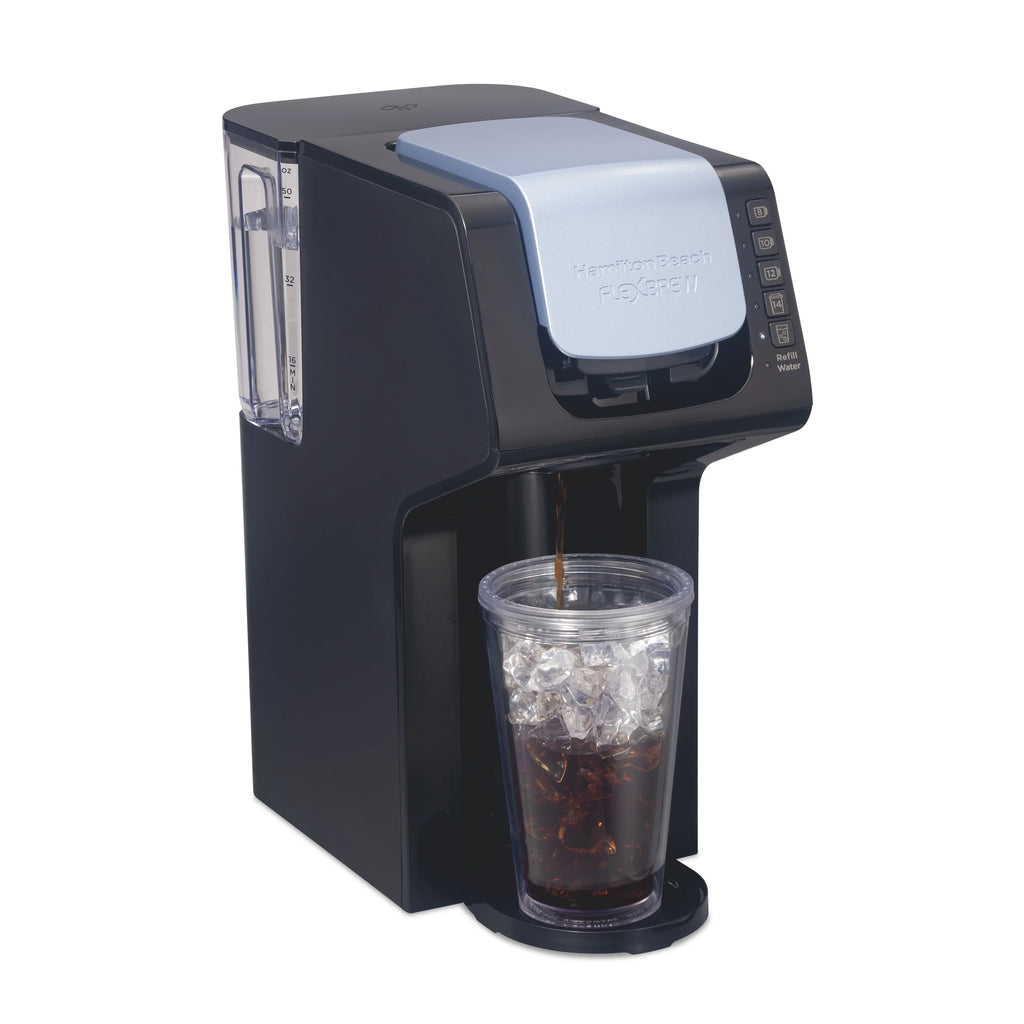 Black Single-Serve Coffee Maker with 50 oz. Water Reservoir D2222