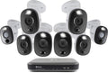 8 Channel 8 Bullet Cams 4K Ultra HD DVR Indoor/Outdoor Wired CCTV O7921