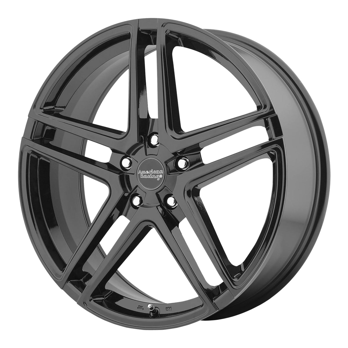 Gloss Black 16x7 5x112 40mm V9414