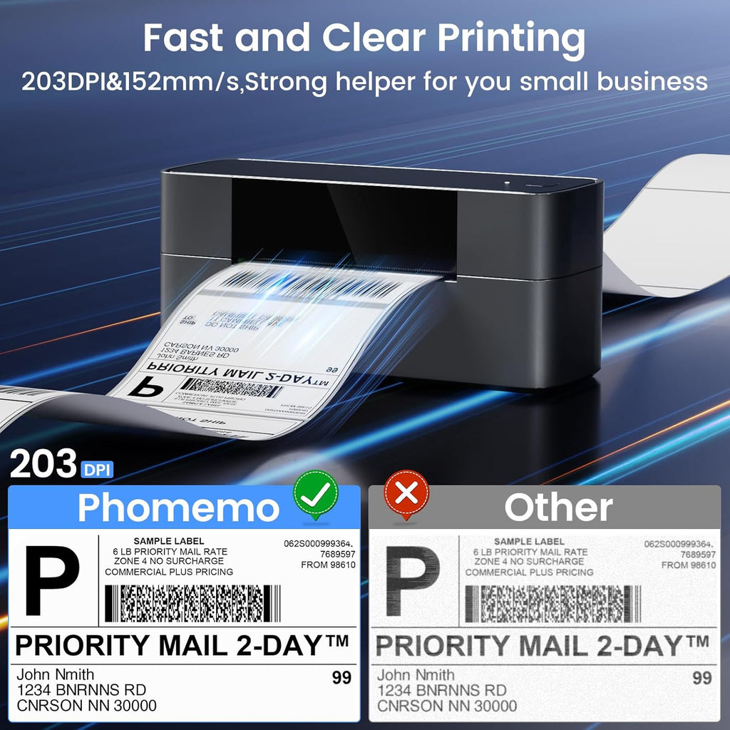 Bluetooth Thermal Label Printer 4x6 K3830