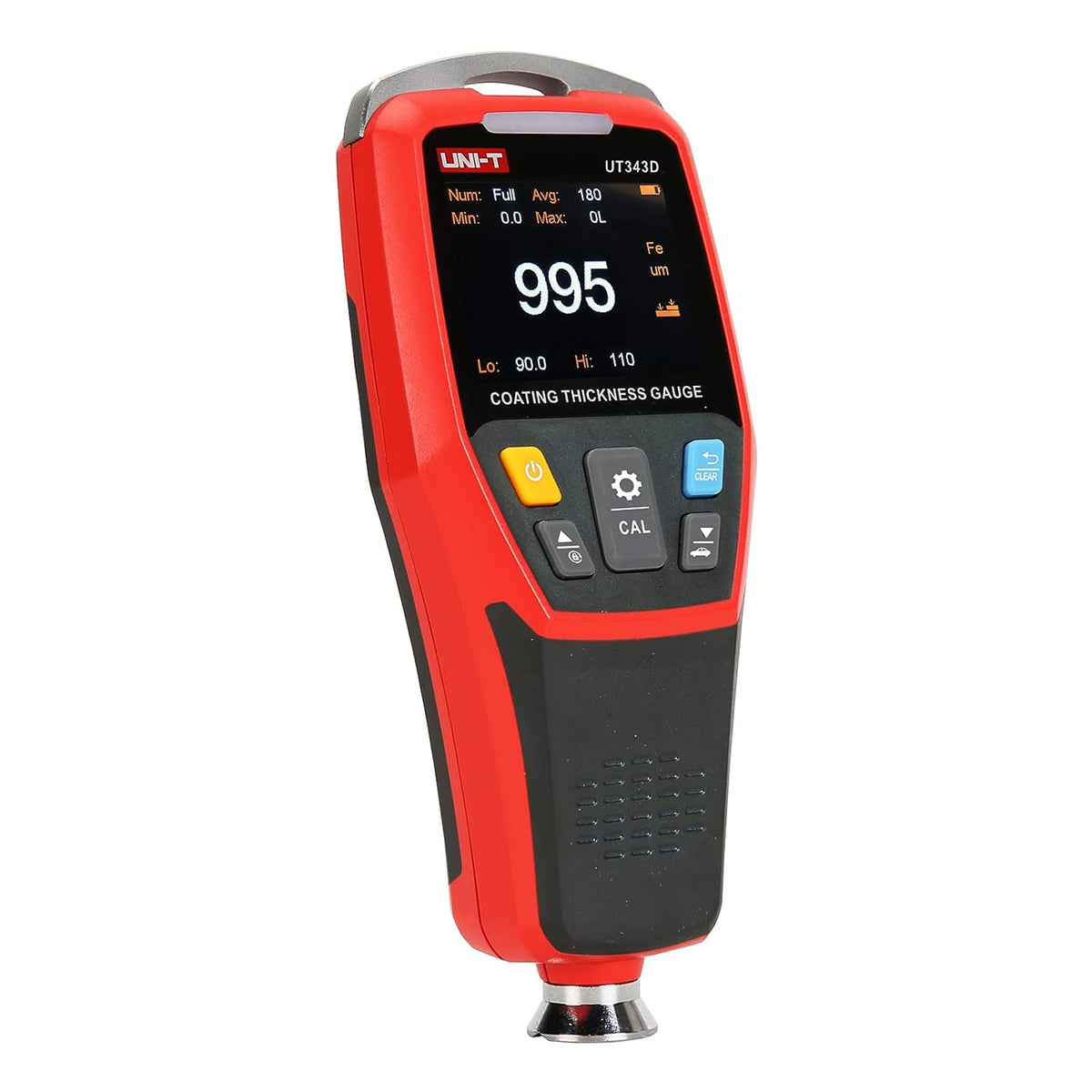 Coating Thickness Gauge Digital Paint Meter 0~1750um F/NF Detection V288