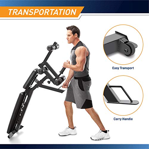 Adjustable 6 Position Utility Bench with Leg Developer and High Density Foam Padding P289