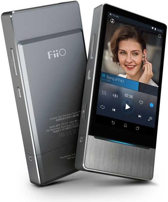 High Resolution Audio Player with Amp Module, Leather Case and Coaxial Audio Cable W682324