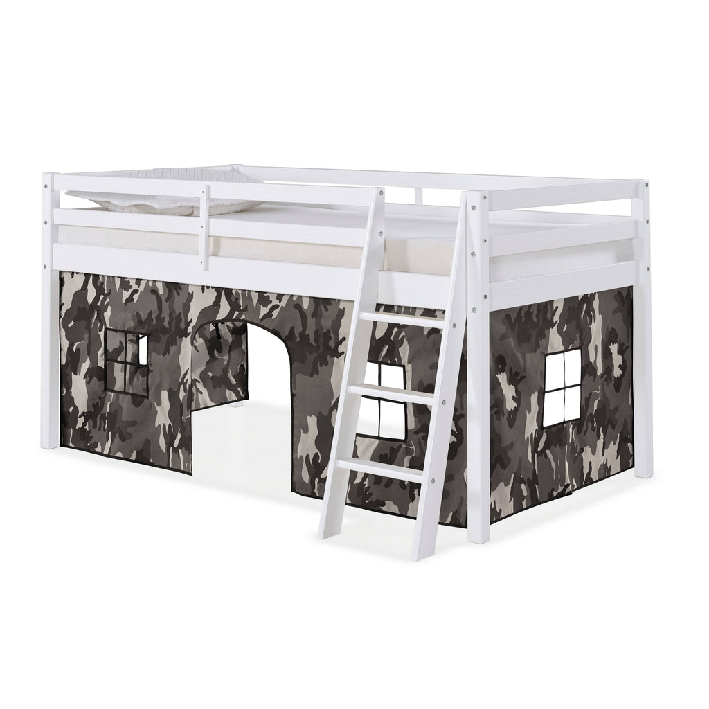 White Gray Camo Twin Junior Loft L19292