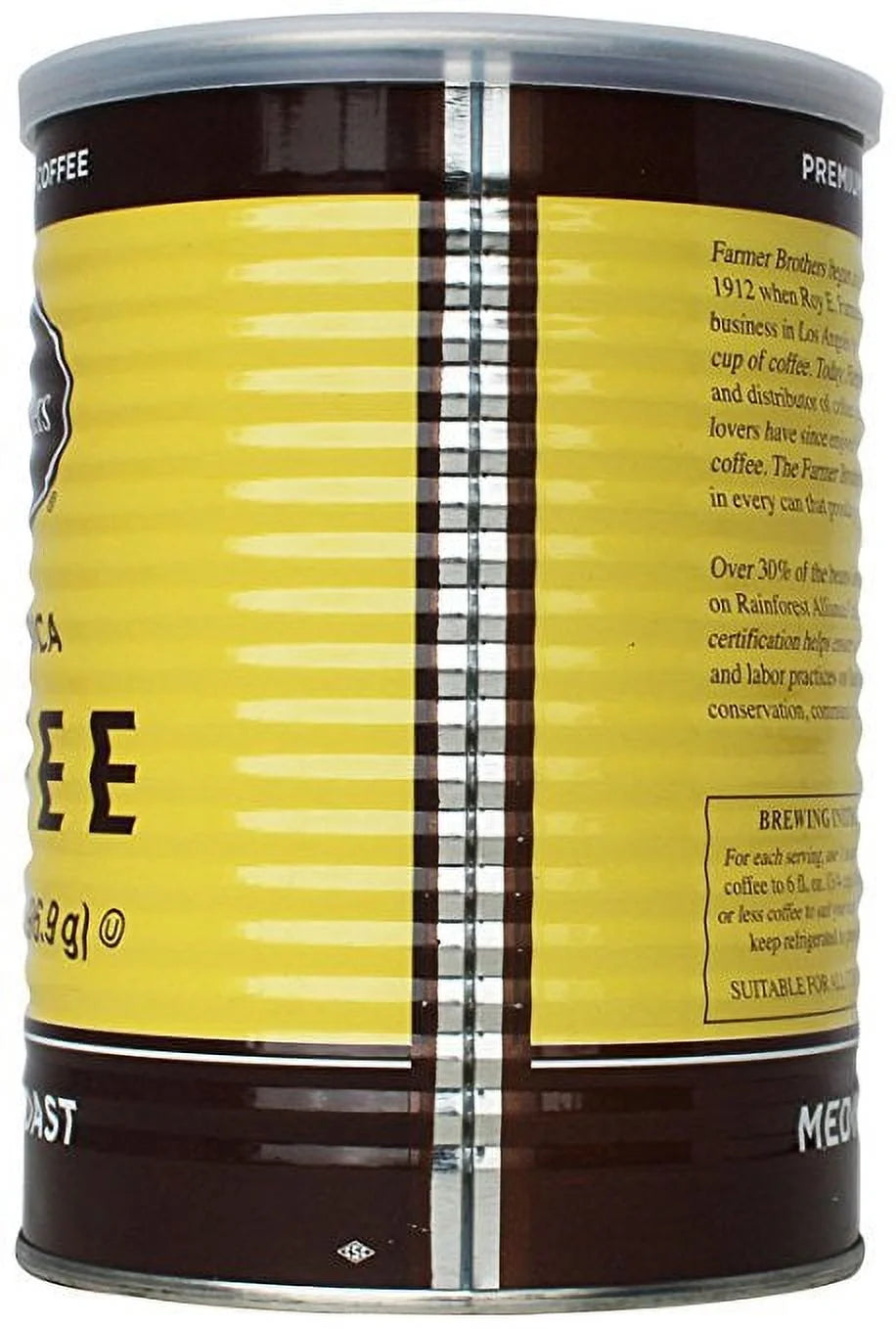 Medium Roast 100% Arabica Ground Coffee, 14 Oz (Pack of 2) L693