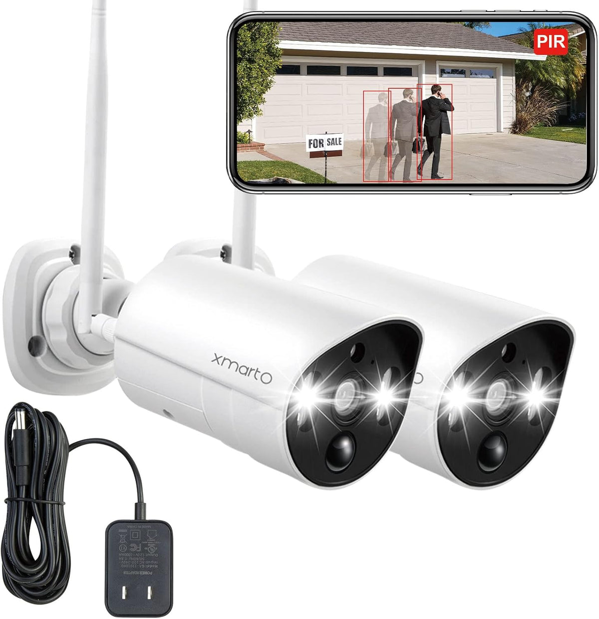 2K HD Wireless Security Camera System with 1TB HDD V710739