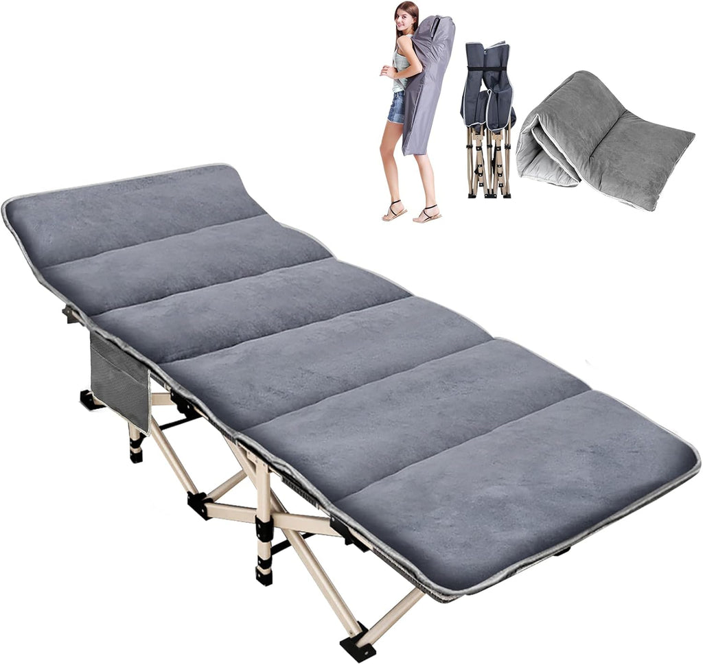 Folding Camping Cot with Carry Bag K894342