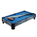40x22 Tabletop Pool Table Blue/Silver F82923