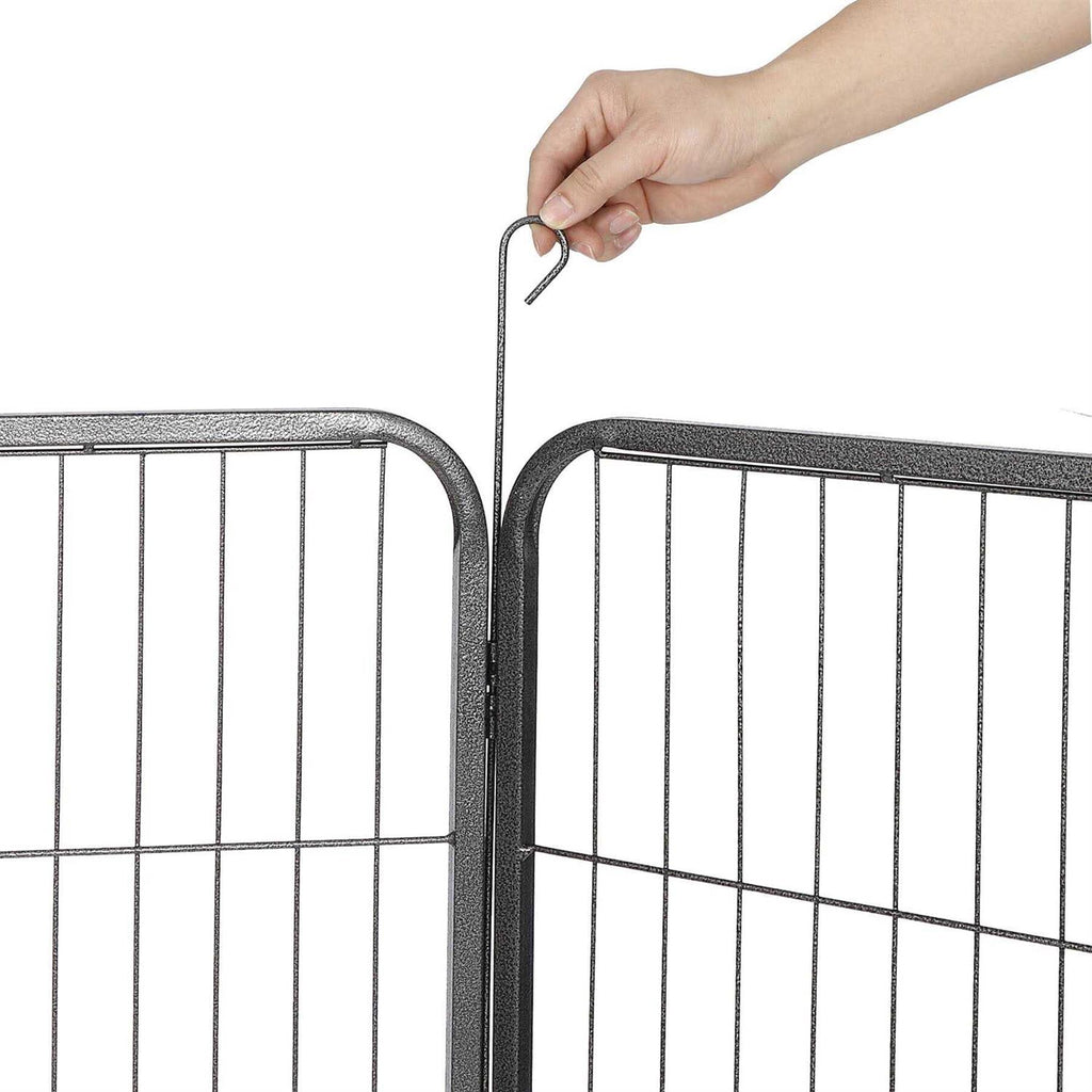 32 inch 16 Panel Foldable Metal Pet Playpen X7565