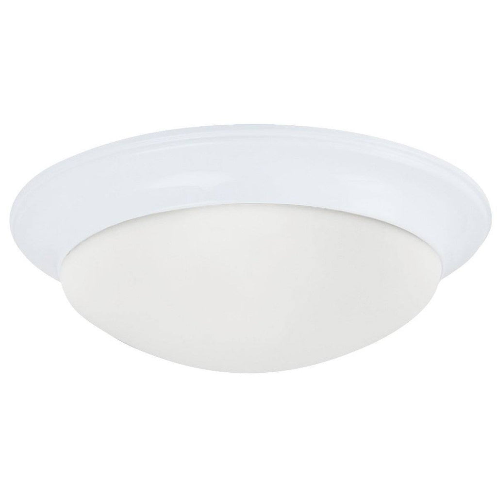 Brushed Nickel Three Light Ceiling Flush Mount J986916