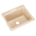 Drop-In Acrylic 25 in. 3-Hole Single Bowl Utility Sink P9863