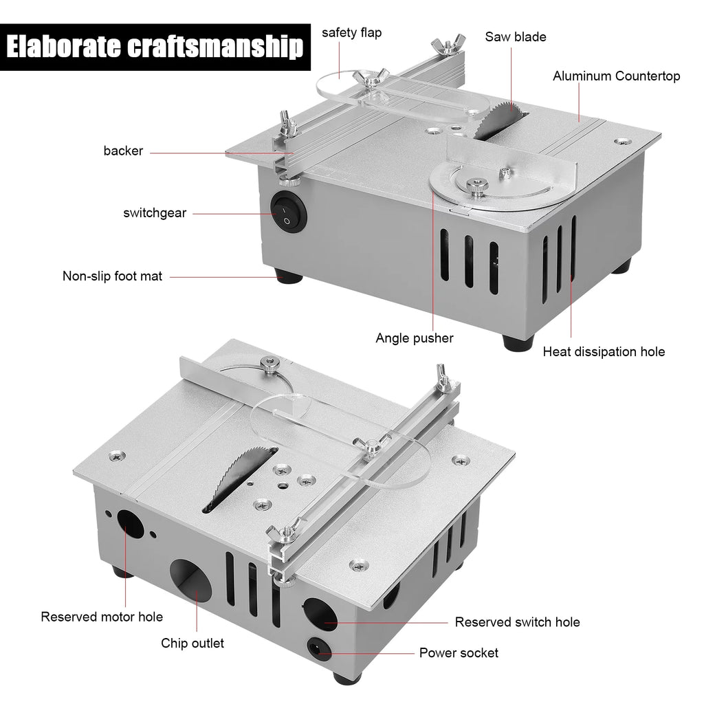 96W Electric Desktop Tablesaw X923