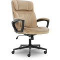 Light Beige Microfiber Executive Office Chair M2831