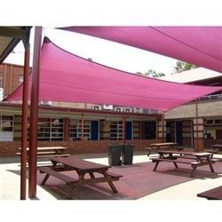 12 x 18 Rectangle Commercial Grade Shade Sail Cappuccino Polytex L5370
