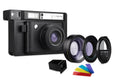Instant Wide Black Camera and Lenses B2196