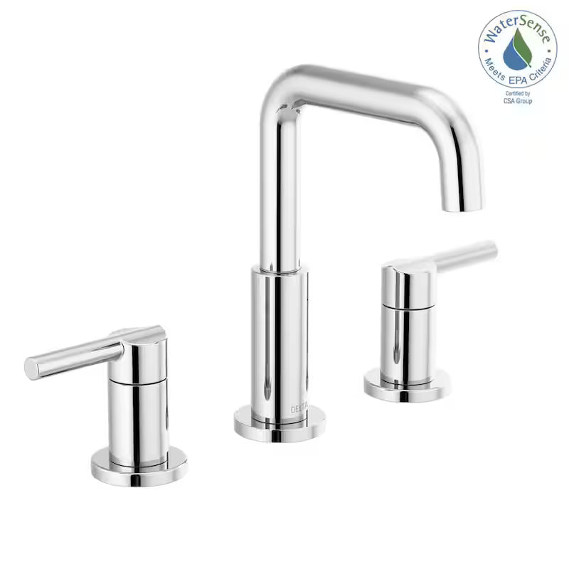 8 in. Widespread 2-Handle Bathroom Faucet in Chrome M727427