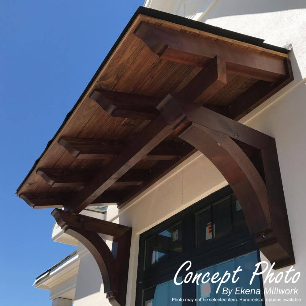 4x22W x 22x22D x 30x22H Western Red Cedar Bracket N1137