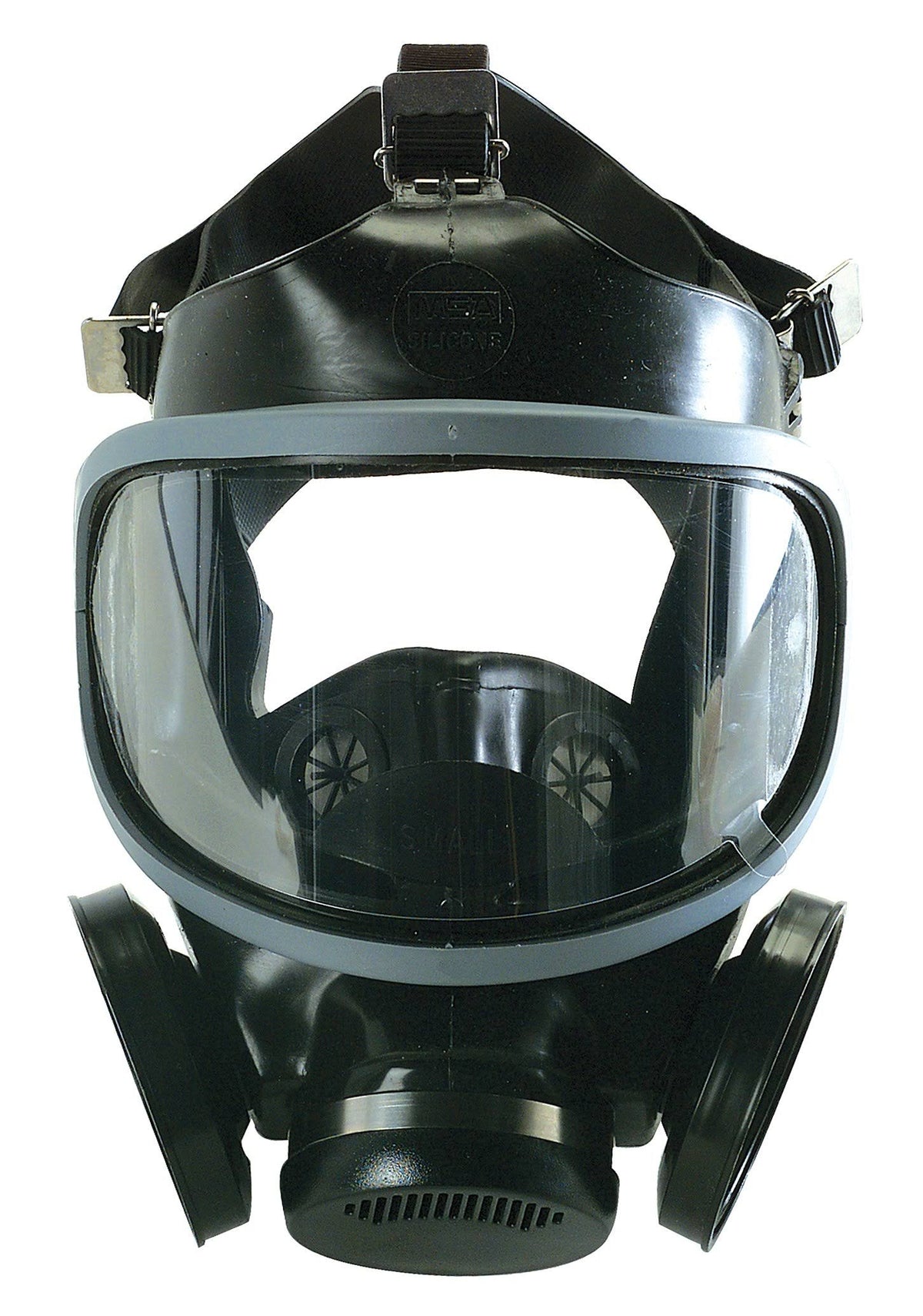 Black Silicone Full-Facepiece Respirator, Small Q2573