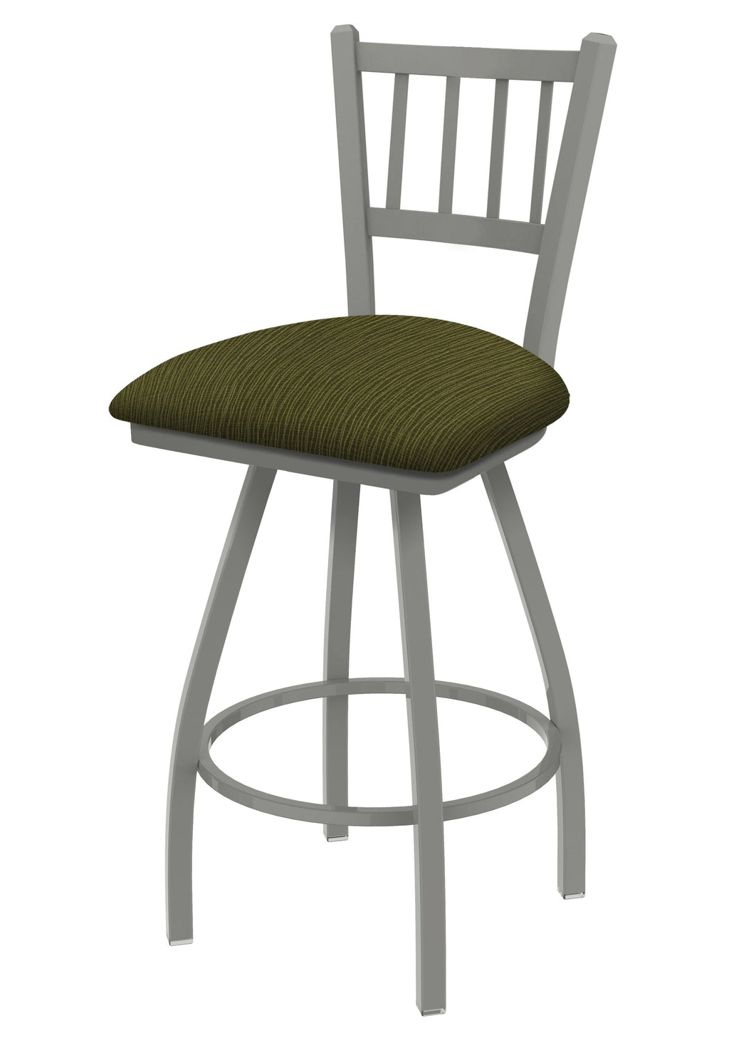 Contessa Anodized Nickel Swivel Stool H272746