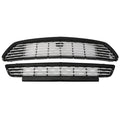 Black Silver Front Upper Lower Grill Set X975818