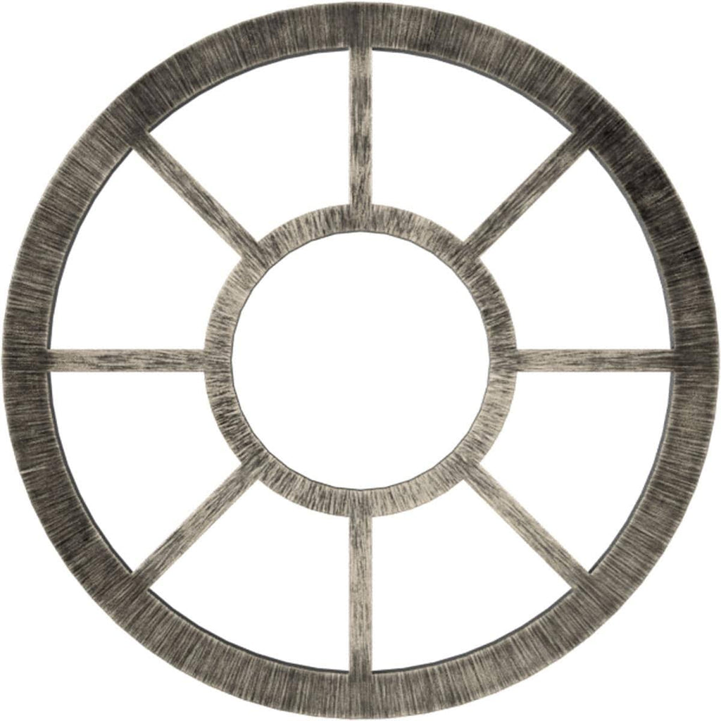 30x22OD x 10 7/8x22ID x 1x22P PVC Pierced Ceiling Medallion C2745