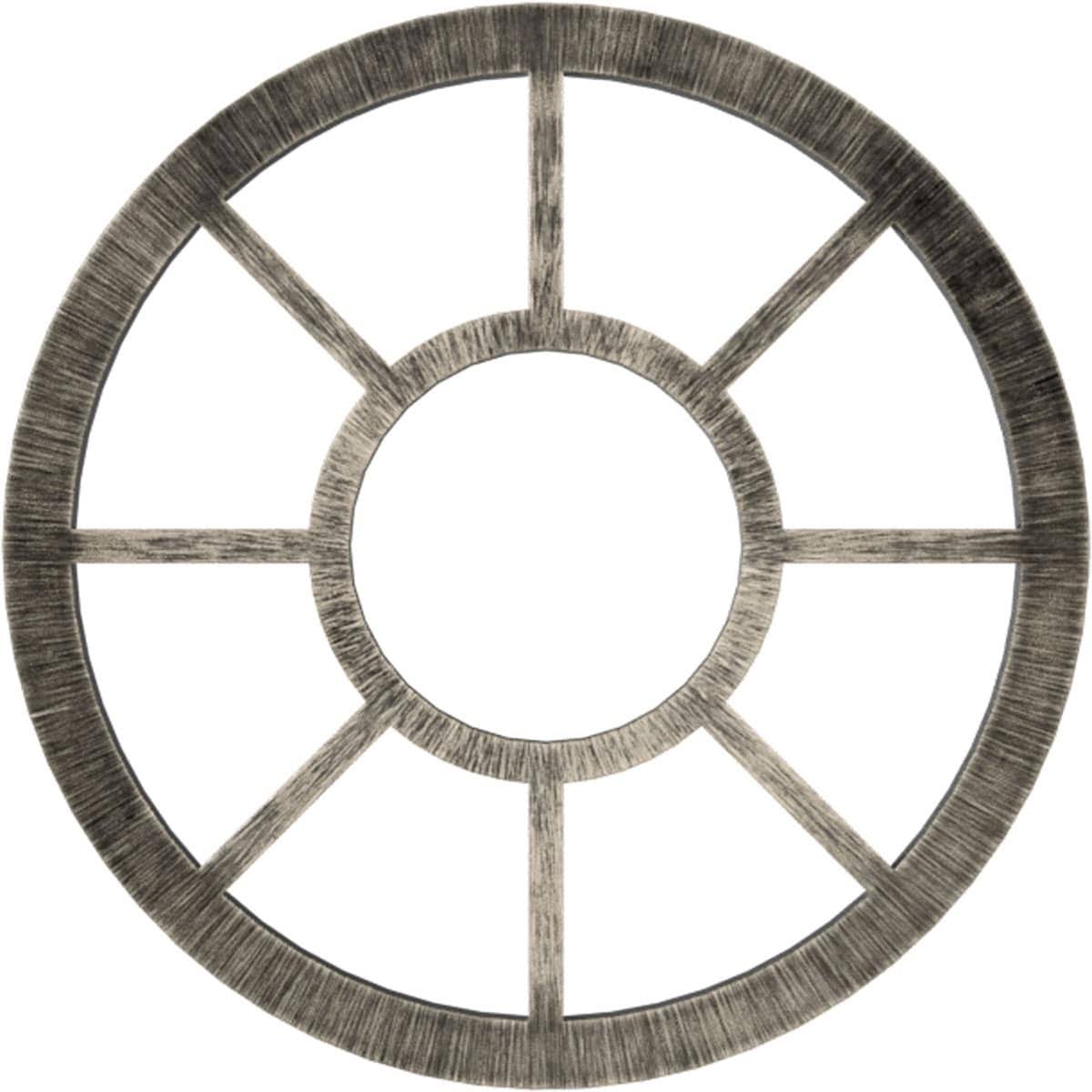 30x22OD x 10 7/8x22ID x 1x22P PVC Pierced Ceiling Medallion C2745