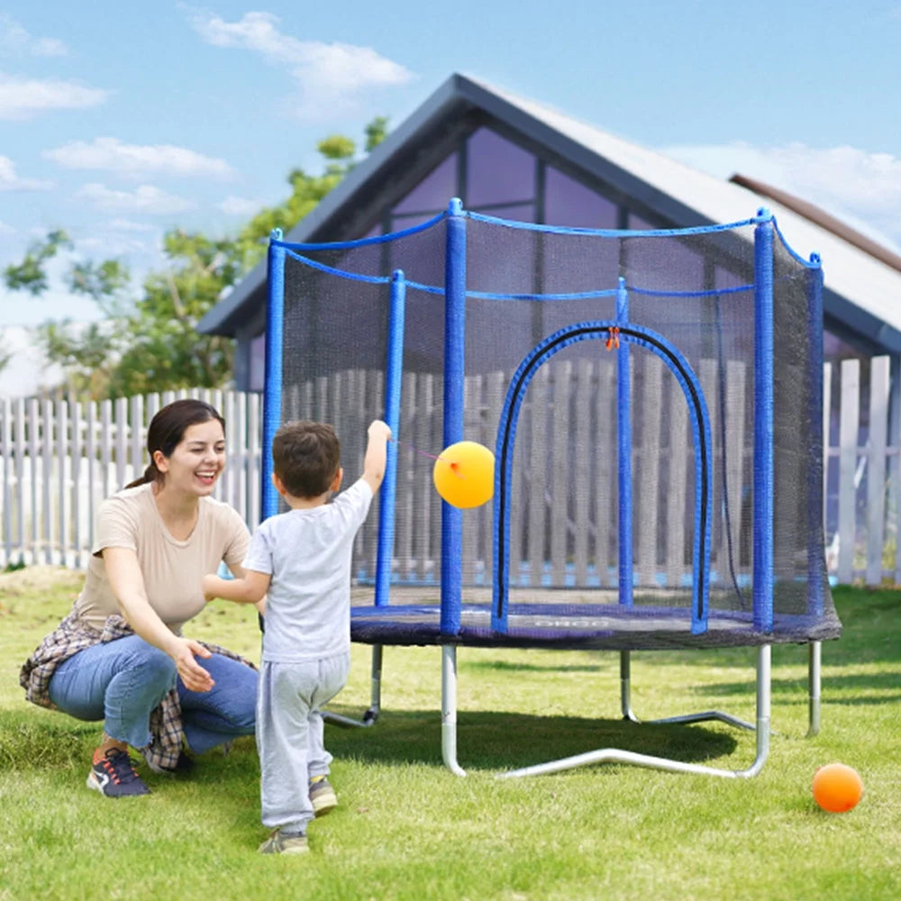 55/60 Mini Trampoline with Safety Net Pad Z6416
