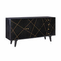 Mango Wood Console Table With Black Finish G949428