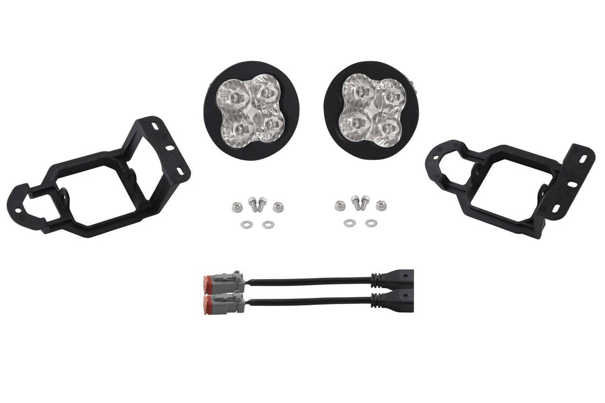 Yellow SAE LED Fog Light Kit X977