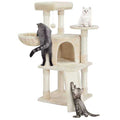 Plush Cat Tree Condo with Basket Z8329
