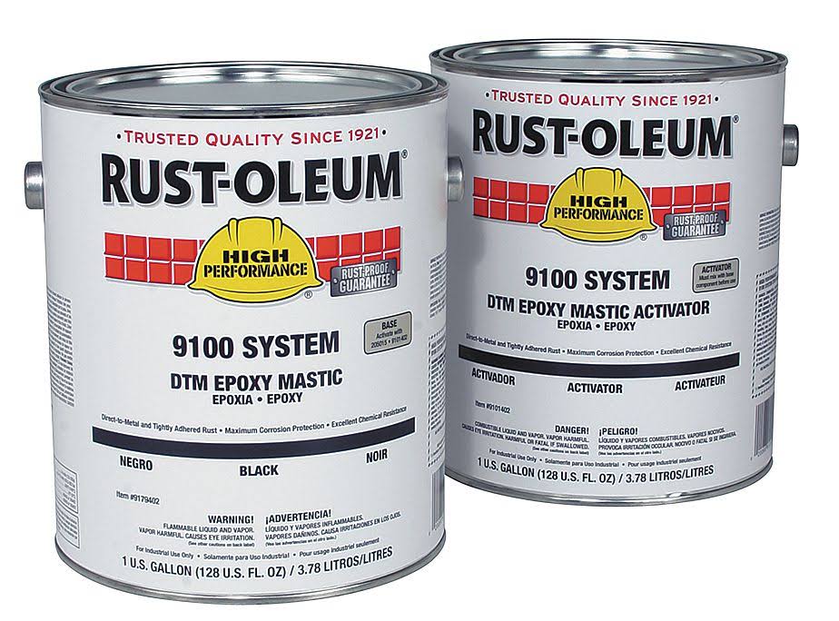 Silver Gray Epoxy Activator and Finish Kit, Semi-Gloss Finish T586602