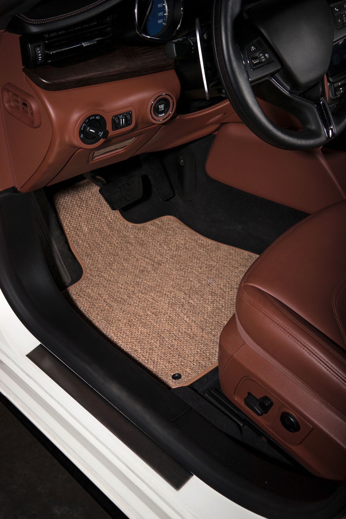 Beige Textile Car Mats K26242