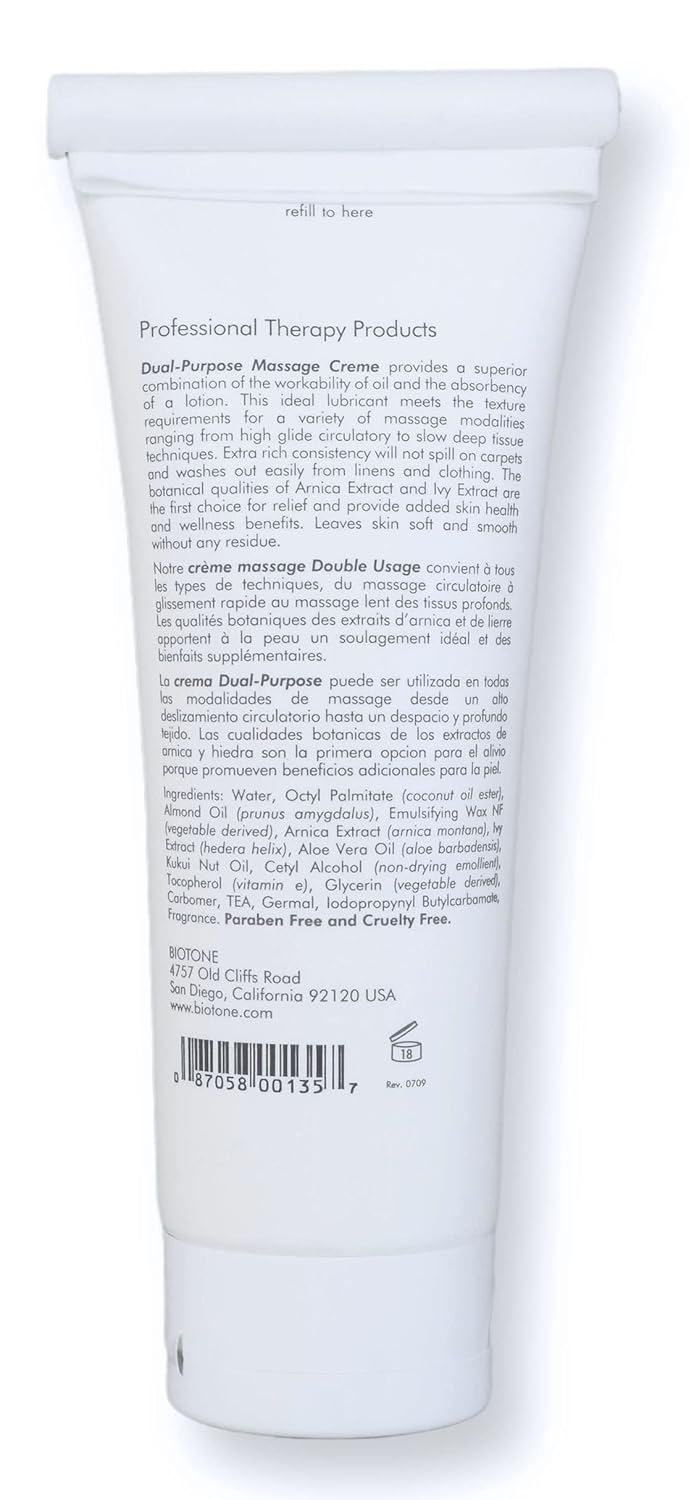 Dual-Purpose Massage Crème with Arnica and Ivy Extracts, Pack of 2 A293