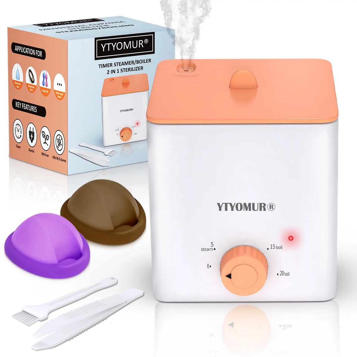 Menstrual Disc with 2 Reusable Menstrual Discs T984