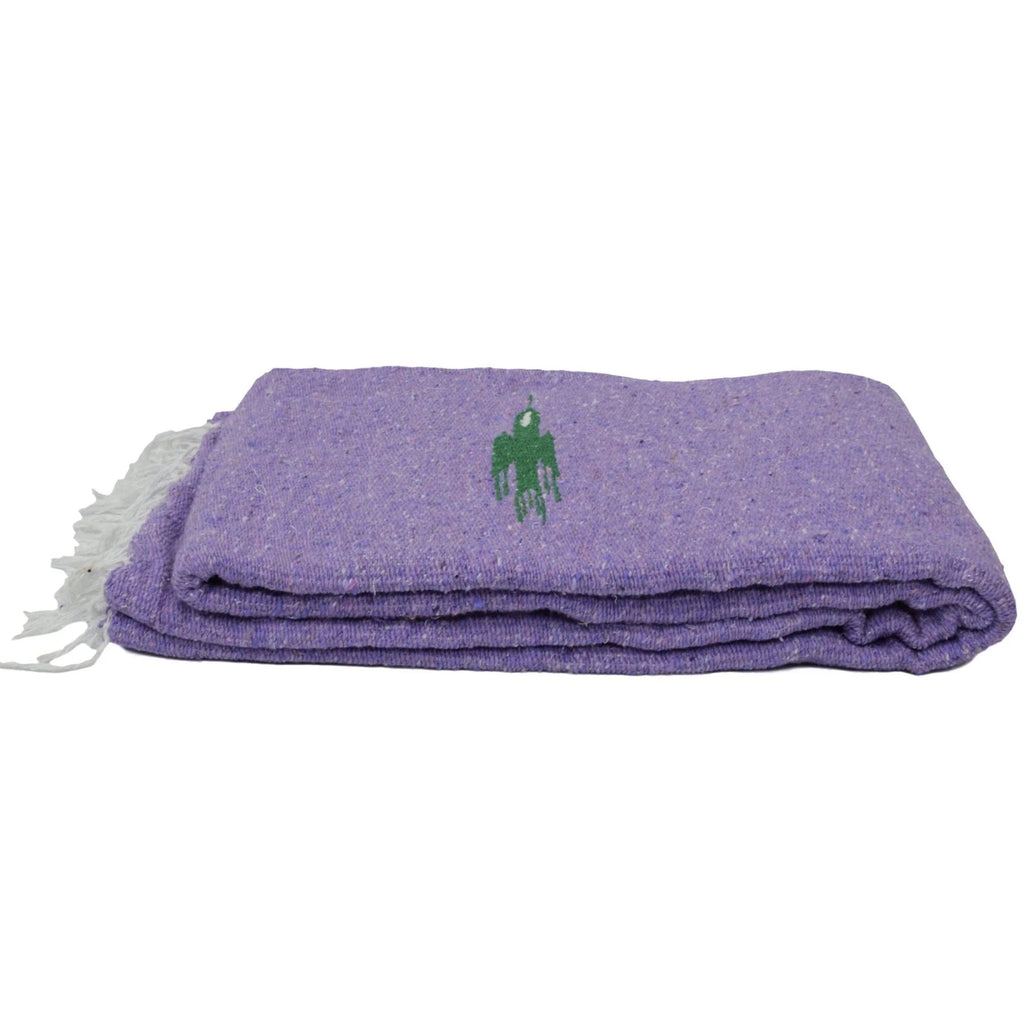 Purple Thunderbird Large Yoga Throw Blanket Serape N3436