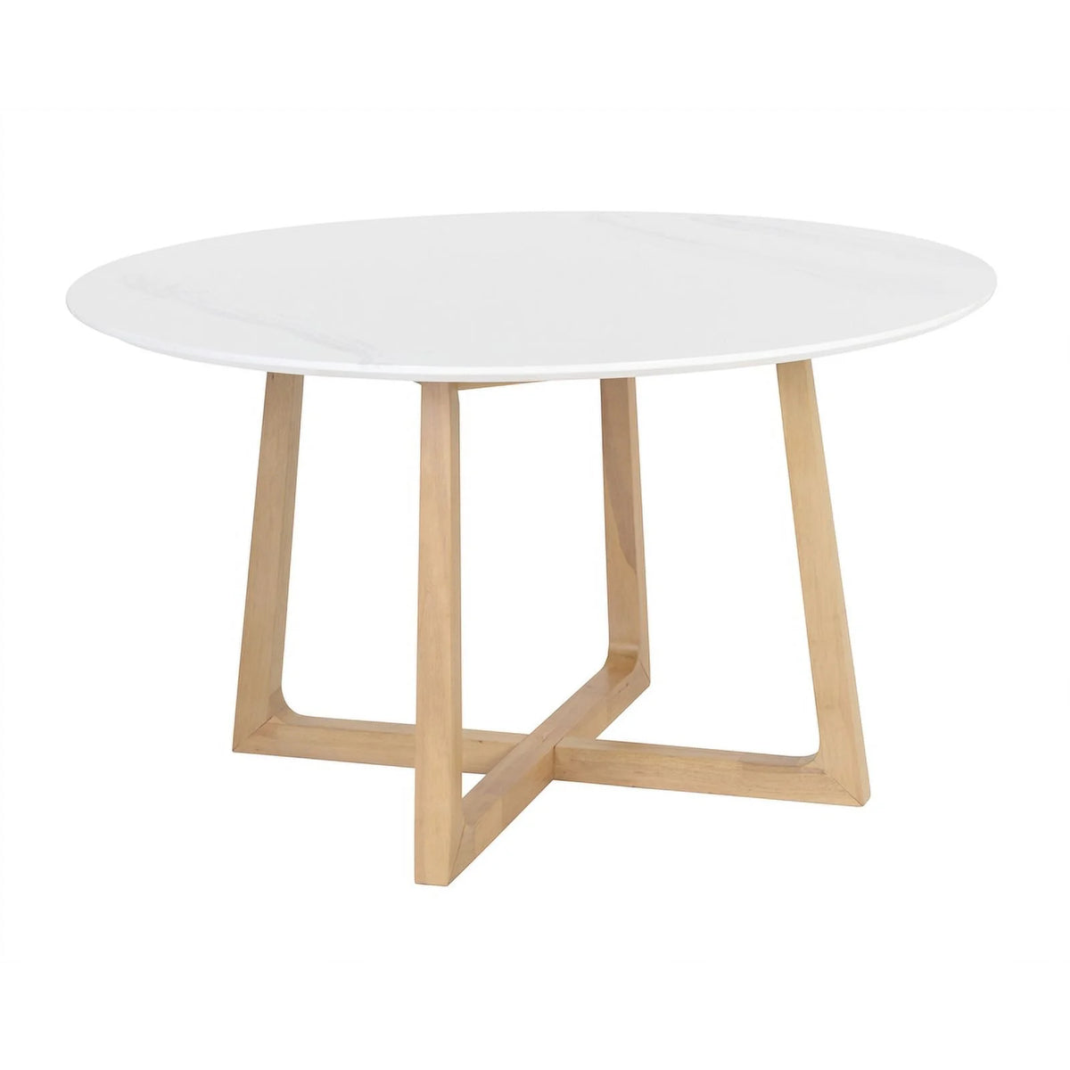 Mid-Century Faux Marble Dining Table O23196