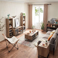 Industrial Bookcase with Drawers P764868