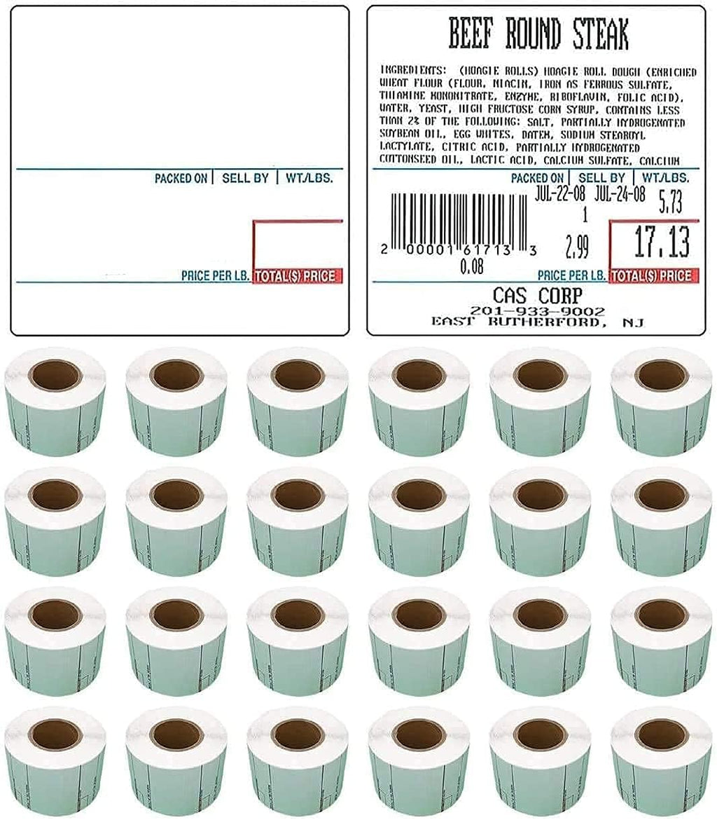 Printing Scale Label, 58 x 30 mm, 24 Rolls Per Case I5440