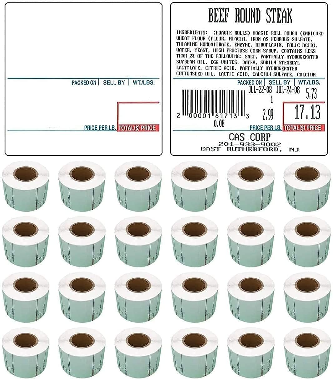 Printing Scale Label, 58 x 30 mm, 24 Rolls Per Case I5440