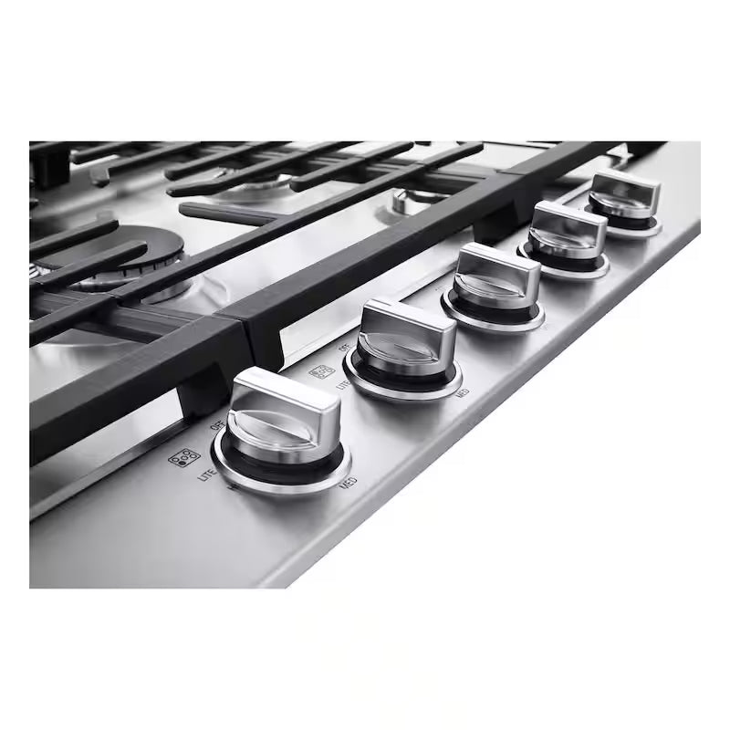 36 in. Stainless Steel Gas Cooktop with 5 Burners Z603633