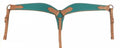 Turquoise Ostrich Breast Collar N440